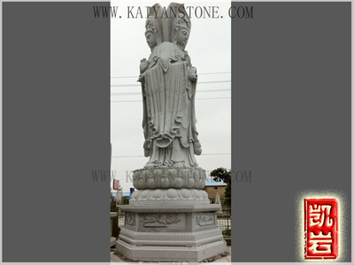 三面觀音菩薩石雕在庭院設(shè)計(jì)中的藝術(shù)與禪意